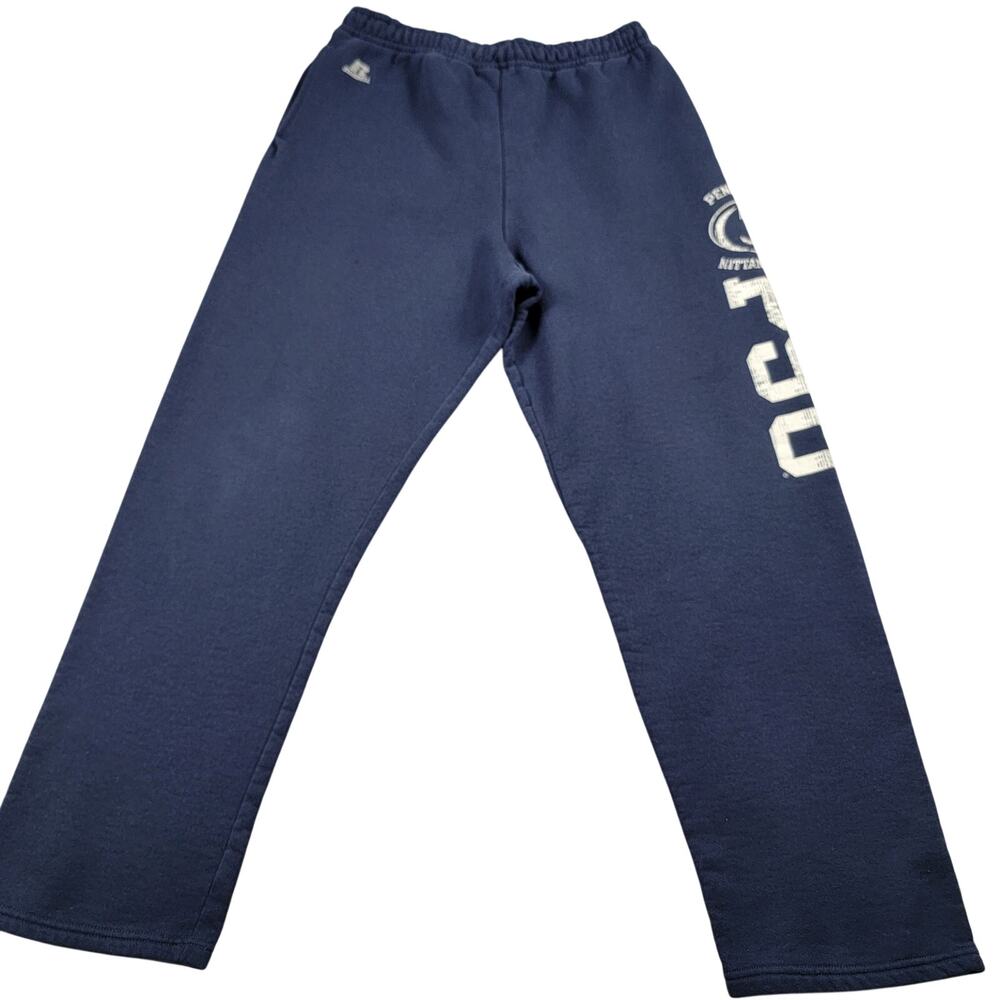Penn State Nittany Lions Russell Athletic Sweatpants Size L Navy Blue Preowned